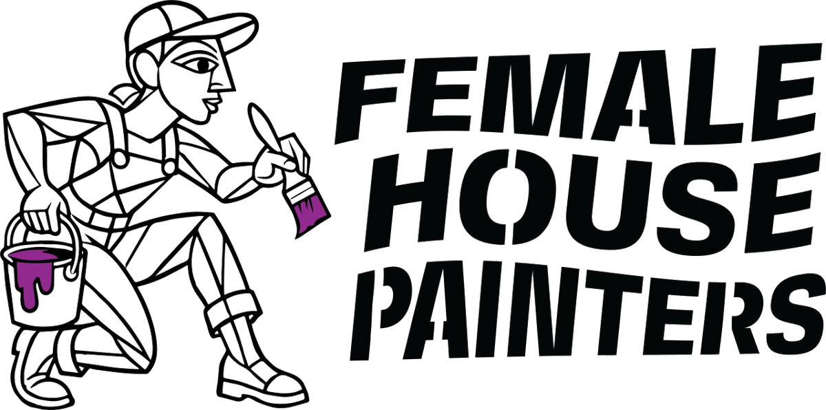Female House Painters — illustrated logo
