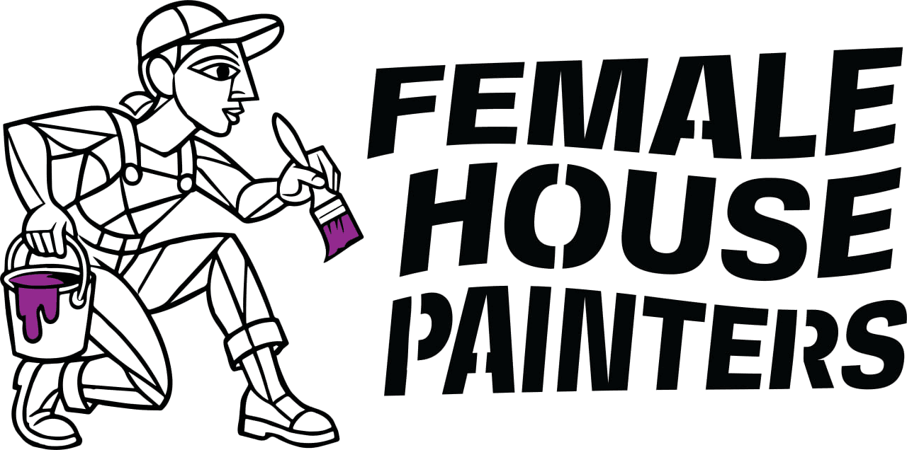Female House Painters — illustrated logo